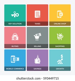 FINANCIAL SERVICES ICON SET