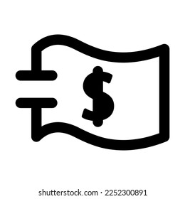 Financial services vector flat icon. Isolated financial services emoji illustration