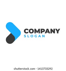 Financial simple elegant logo design flat premium cooperation financial business