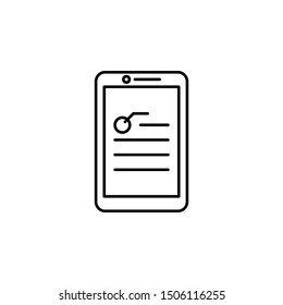 Financial, smartphone icon. Element of financial icon