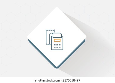 FINANZIELLE IT-LÖSUNGEN ICON VEKTORDESIGN