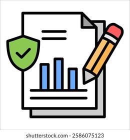 Financial Stability Icon Element For Design