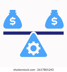 Financial Stability Icon Element For Design