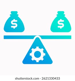 Financial Stability Icon Element For Design