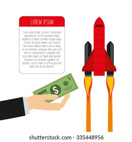 financial start up design, vector illustration eps10 graphic 