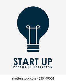financial start up design, vector illustration eps10 graphic 