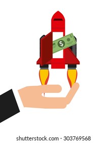 financial startup design, vector illustration eps10 graphic 