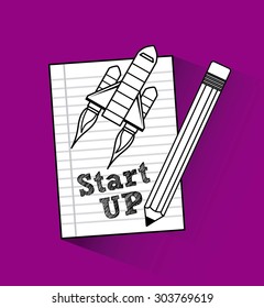 financial startup design, vector illustration eps10 graphic 