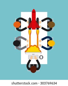 financial startup design, vector illustration eps10 graphic 