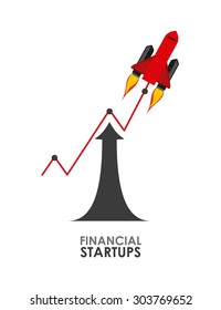financial startup design, vector illustration eps10 graphic 