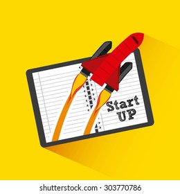 financial startup design, vector illustration eps10 graphic 
