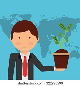 financial startup design, vector illustration eps10 graphic 