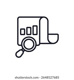 financial statement icon collection .design style with background