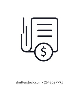 financial statement icon collection .design style with background