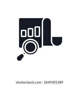 financial statement icon collection .design style with background