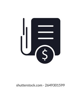 financial statement icon collection .design style with background