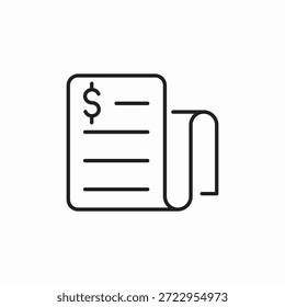 financial statements icon sign vector