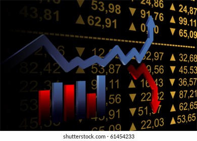financial statistic background vector