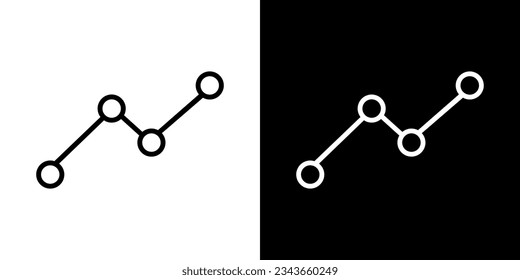 Financial statistic icon. Financial management concept. Business vector illustration.