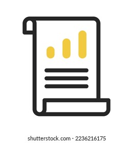 icono de registro de estadísticas financieras fondo aislado. conjunto de iconos financieros