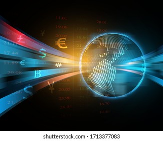 financial stock market abstract background