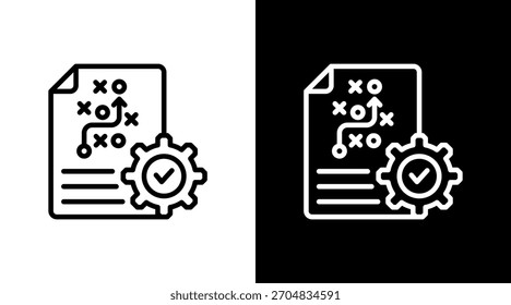 Estrategia financiera con diseño de conjunto de iconos