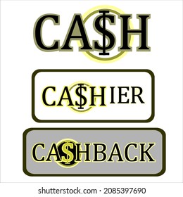 ilustración del logotipo del vector de estilo financiero