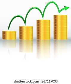 Financial success concept