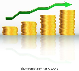 Financial success concept