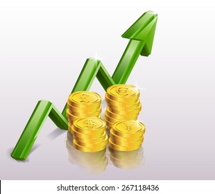 Financial success concept