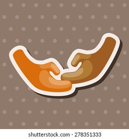 financial symbol theme elements