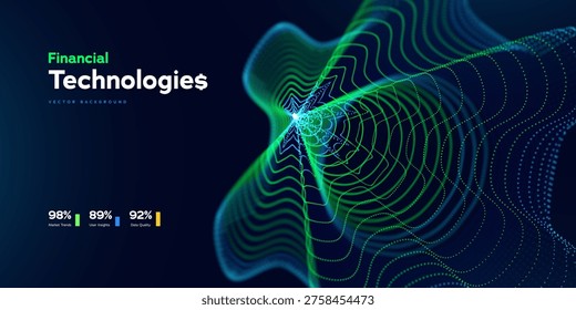 Fondo Abstractas Tecnología Financiera