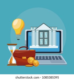 Financial technology concept