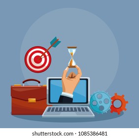 Financial technology concept