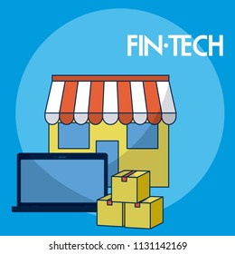 Financial Technology concept