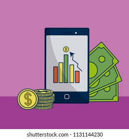 Financial technology concept