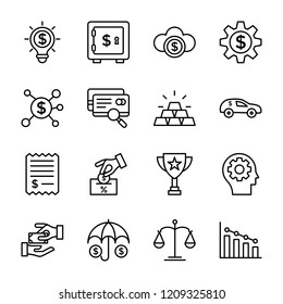 Financial Technology icons