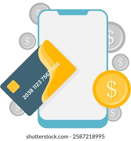 financial technology, financial illustrations and capital management