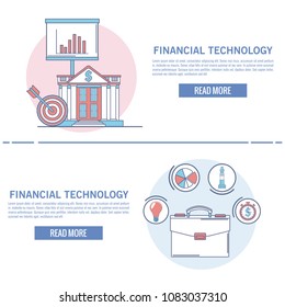 Financial technology infographic
