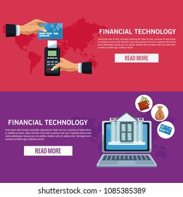 Financial technology infographic