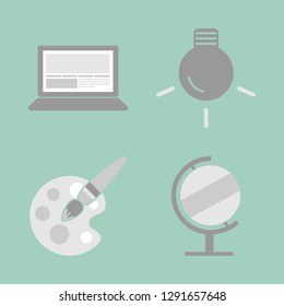 Financial theme, vector icons without frames.