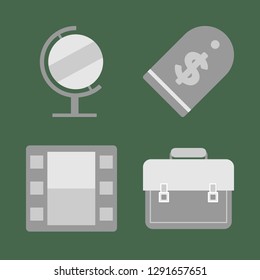Financial theme, vector icons without frames.