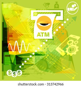 Financial Transaction Abstract - Illustration