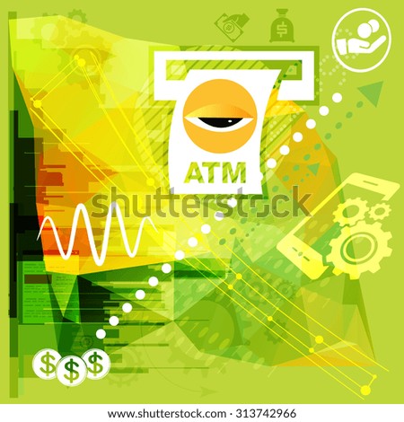 Financial Transaction Abstract - Illustration