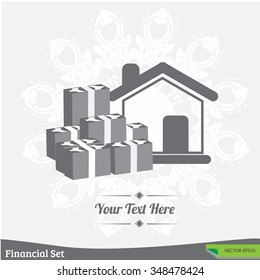 financial transactions with exchange logo.