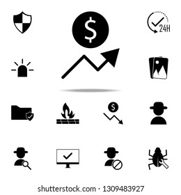 financial uplift icon. web icons universal set for web and mobile