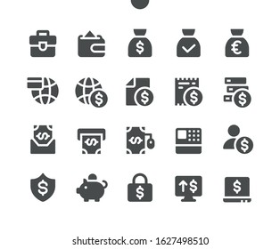 Financial v2 UI Pixel Perfect Well-crafted Vector Solid Icons 48x48 Ready for 24x24 Grid for Web Graphics and Apps. Simple Minimal Pictogram