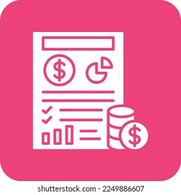 Financial vector icon. Can be used for printing, mobile and web applications.