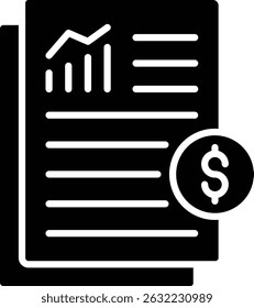Ícone do vetor financeiro. Pode ser usado para impressão, aplicativos móveis e da Web.