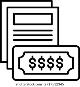 Icono de Vector financiero. Se puede utilizar para aplicaciones de impresión, móviles y de Web.